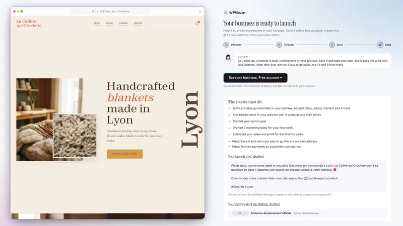Your business is ready to launch: the finished preview and what the team just did